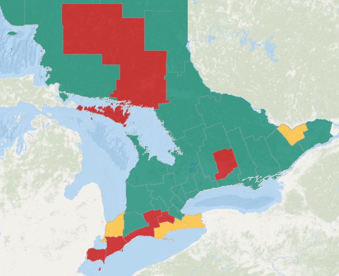 AUGUST 2nd: ONTARIO & REGIONAL RISK ANALYSIS for:- Small/Large Gatherings- Classrooms- EventsUpdated Shading for Schools“In ____ there is a ____% chance you’ll encounter an individual who can transmit COVID-19 in a group of ____.”...2/3