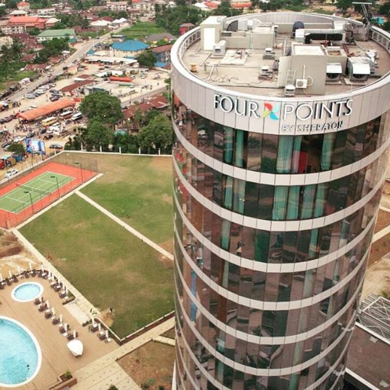 Ikot Ekpene - Uncommon Sheraton 4 Points funded by Akwa Ibom SG and sited in my mother's village.Amazingly, it's now shuttered.