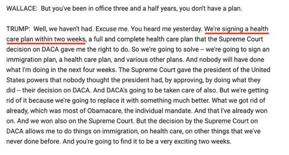 ProjectLincoln's tweet image. The president's declining mental state continues. Two weeks ago he said he'd be releasing a health care plan today. 

There's no scheduled press conference, no release. 

If Trump can't even keep track of his Administration's plans, how can we trust him with anything else?