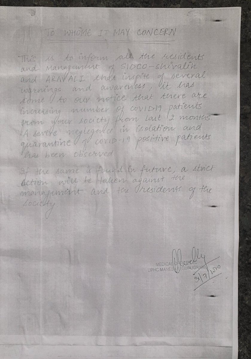 AnkitSGoel's tweet image. Sir, no action is taken on time by required authorities and appointed Admistrator instead of highlighting, now cases are increasing. Still Sanatization is still missing. Please take required action.