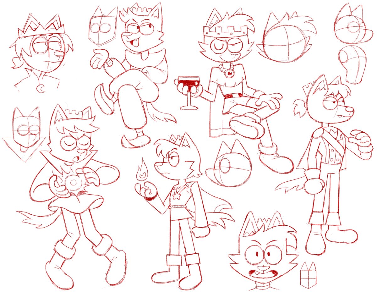 Even MORE Trickmoon designs, with some different costume explorations 