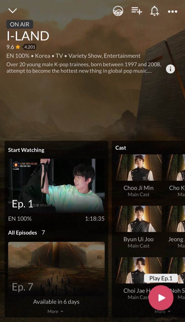 4: after connecting to UK’s VPN u can now watch ILAND’s Special Episode 7 which will air In six days