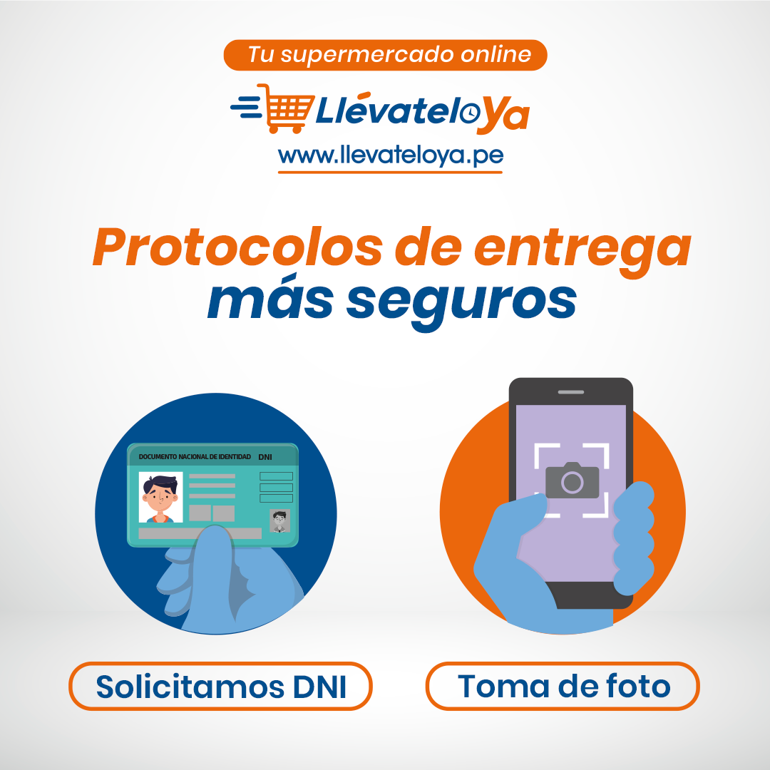 llevateloya_pe's tweet photo. En 👉https://t.co/U5yakmQC2j 👈 nos preocupamos por tu seguridad, por eso cuando recibas tus pedidos muéstranos tu DNI y tomaremos una foto de la recepción de tu entrega.
#tiendavirtual #tiendaonline #ecommerce #deliverylima #llevateloya 🛒 https://t.co/4viFJdhV7m
