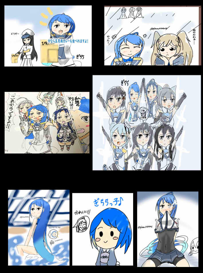 5〜7月の五月雨です
#五月雨 #艦これ 