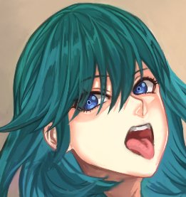 今描いてる絵が終わる気しないうえに、仕事が忙しくて完成がいつにならんか分からんので顔のどアップだけ上げます😇😇😇 