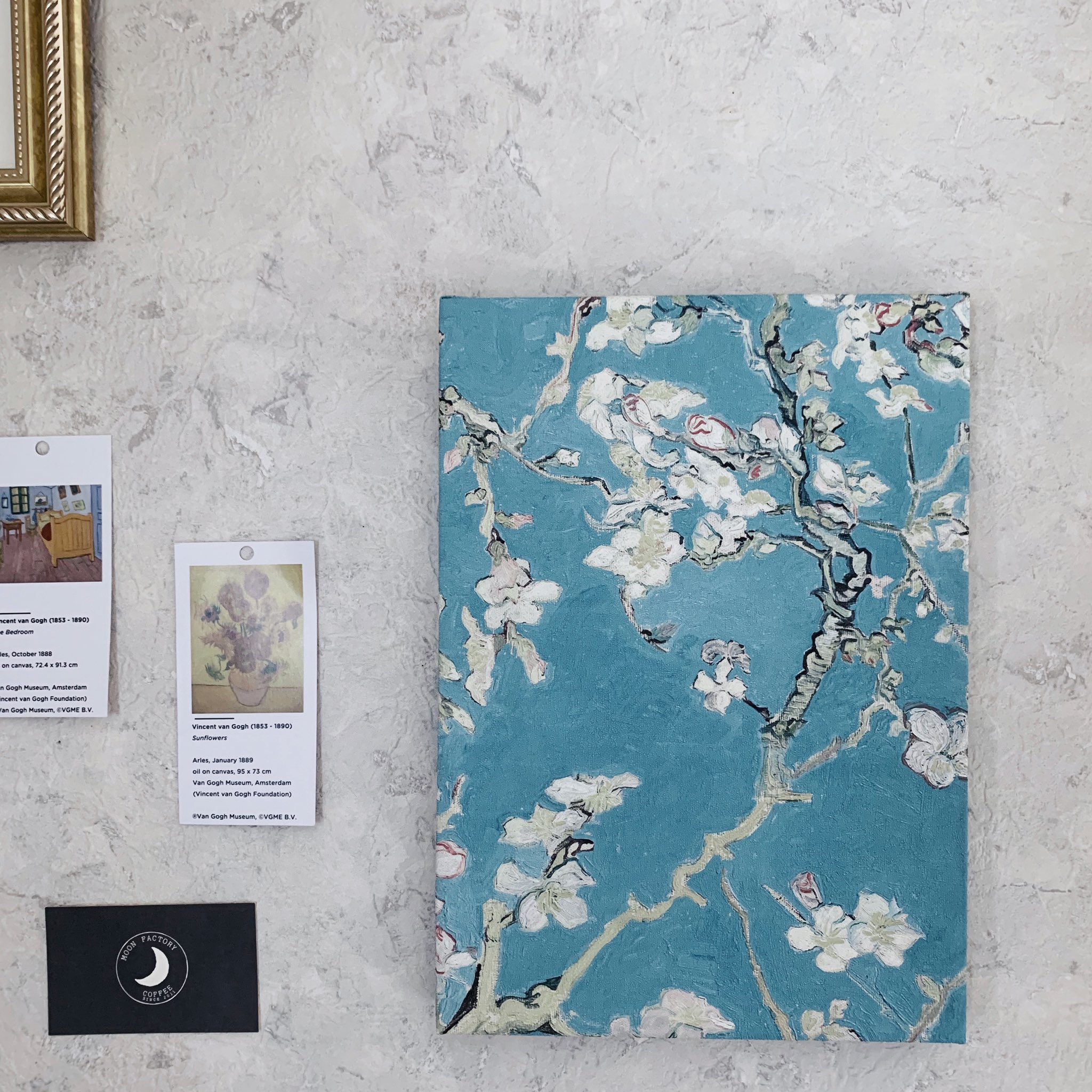 激安通販の 新品 ゴッホ 花咲くアーモンドの木の枝 A4サイズ 高級印刷