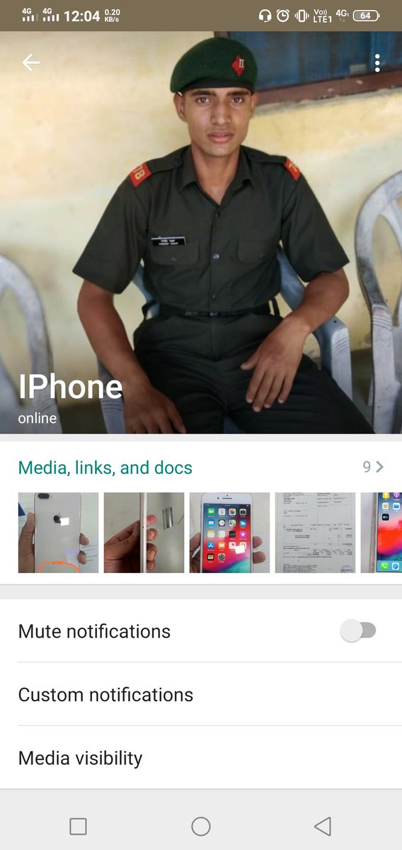 sahilingole11's tweet photo. @DGPMaharashtra @adgpi This man says he is working in Nanded and selling fake iphone online.He posted add on facebook and told me to send 720rs as delivery charge. Cost price of 64k and he is selling it for 11k. Proof of chat is attached.I have all call recording of conversation https://t.co/BYG8peL1R9