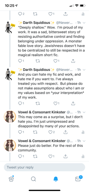 Newer has responded to my criticism of her choices in a way that does not surprise me considering what I know about her & her ties to MalevolentRevelries. Deny and turn yourself into the victim is the name of the game.