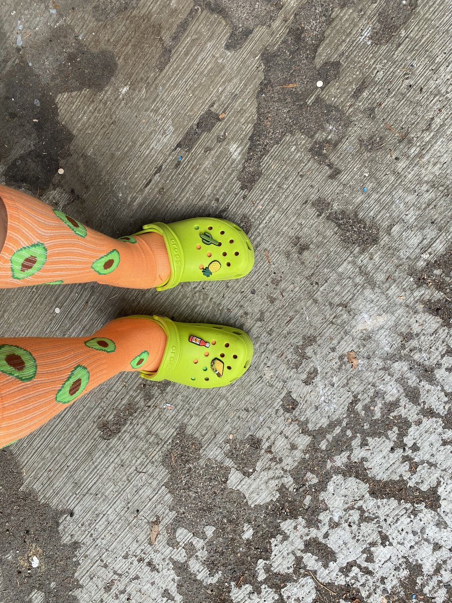 avocado crocs