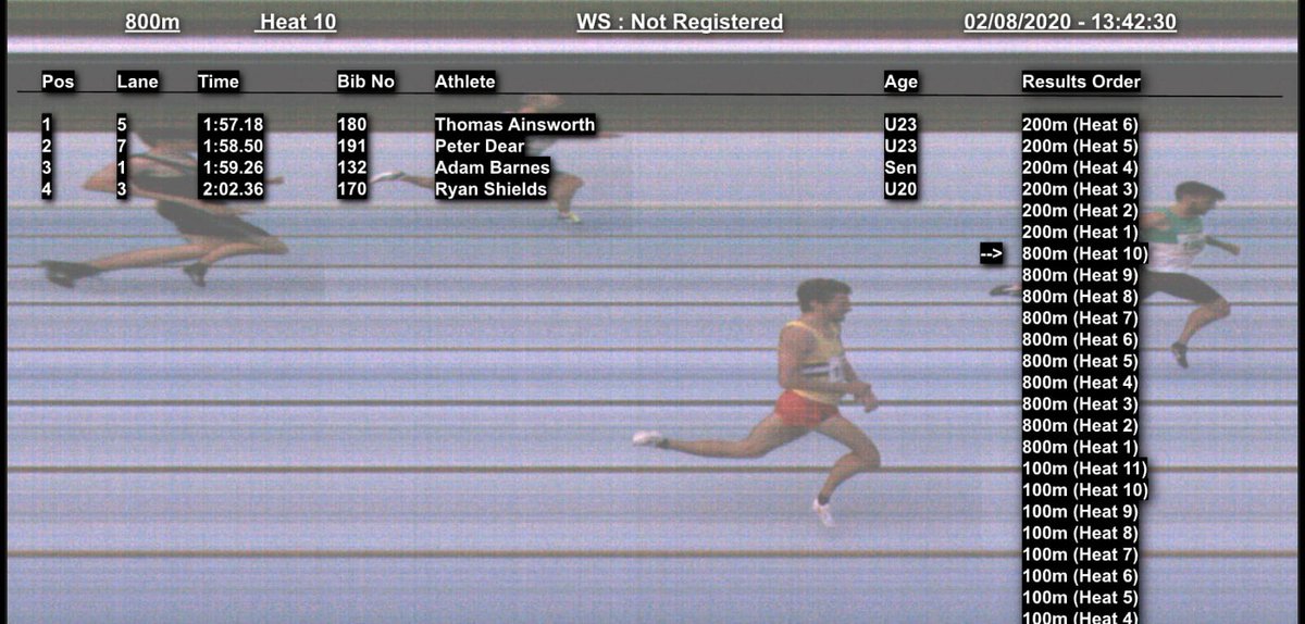 BREAKING: Congratulations to <a href="/PeterDear1998/">Peter Dear</a> who went sub-2 minutes for the first time in the 800 metres (1:58.50) at the Nuneaton Open meeting #upOwen