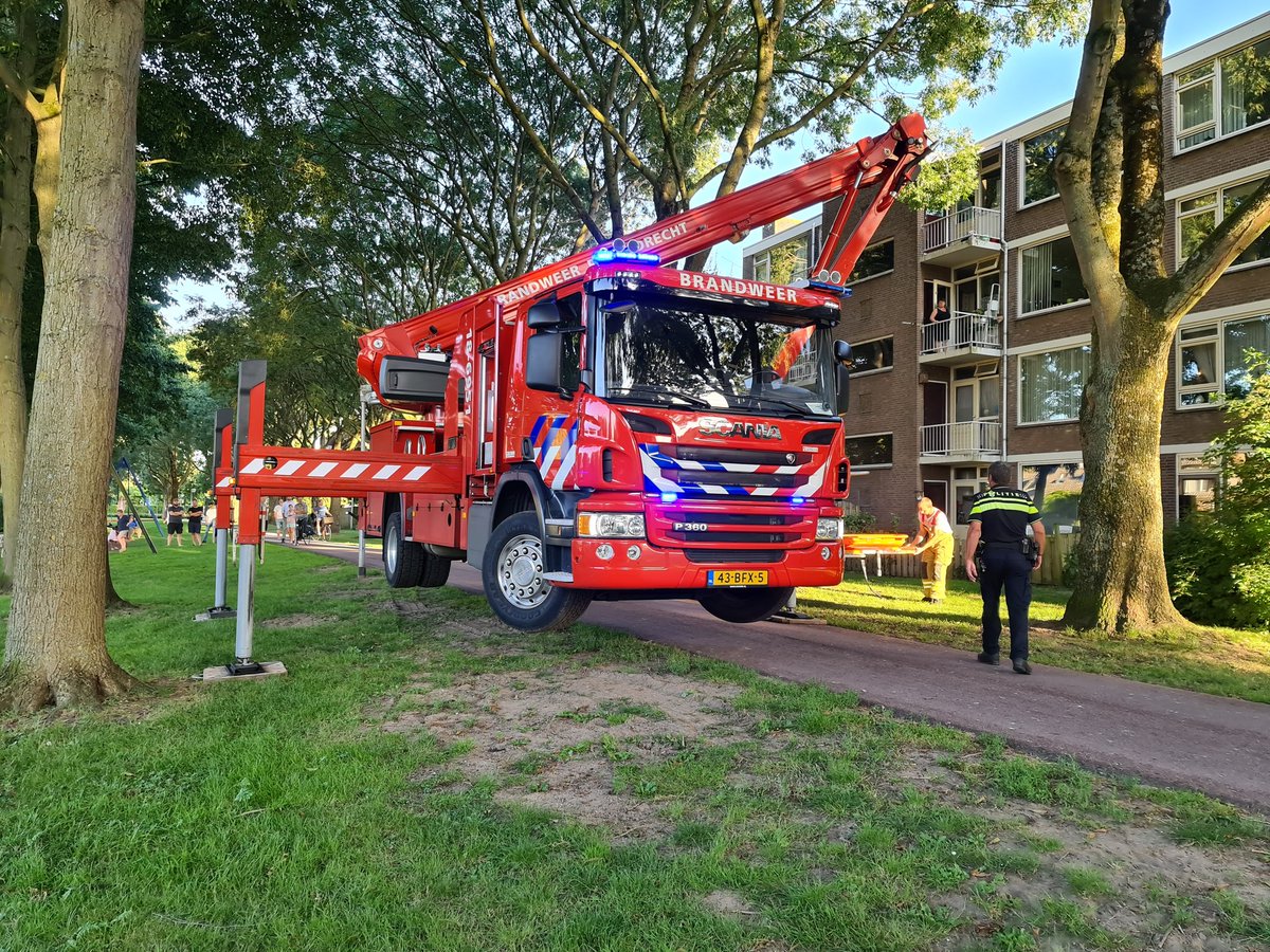 Melding brandweer Boerenpad Alblasserdam