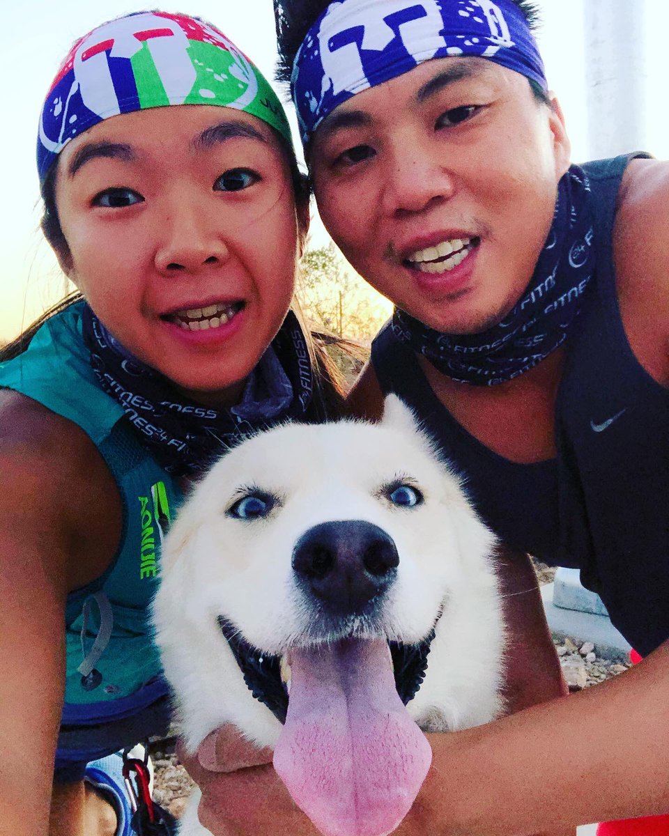 chloeee316's tweet photo. Happy Sunday! 
Be unbreakable... Spartan Virtual Race Sunday! With the heat, we needed to start our run early and so Bella can run with us.

7am WOD and workout outside with running, box jumps and wall balls.

@SpartanRace 
#p1powercouple #bellaishusky https://t.co/BI2akD94VT