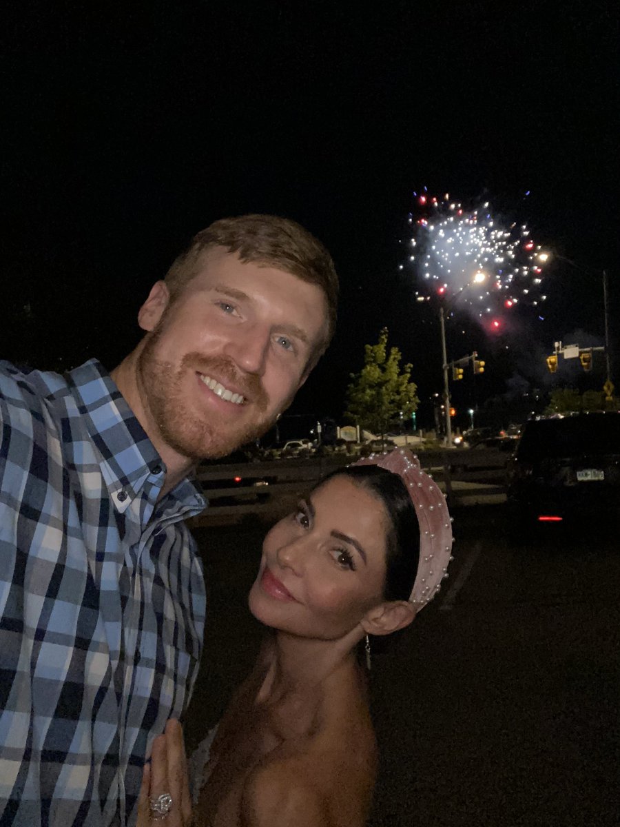 Our wedding in Toronto was 12 years ago... time flies but still going  strong with my beautiful wife! Got to celebrate yesterday with an outdoors  social distance dinner and fireworks :-) @NadiaBonner15, image size:900x1200