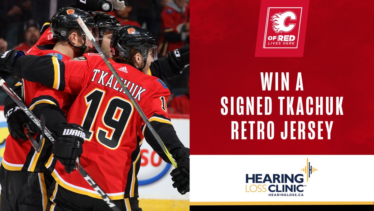 NHLFlames's tweet image. Want to win a signed Chucky jersey? Of course you do!

Entering is simple: RT this post and follow our friends at the @TheHearingLoss! We'll randomly draw a winner tomorrow morning!