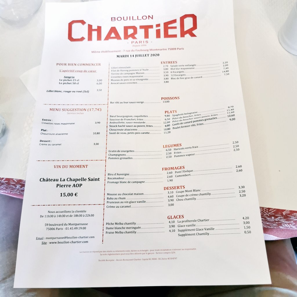 Présentation 76+ imagen carte bouillon chartier fr.thptnganamst.edu.vn