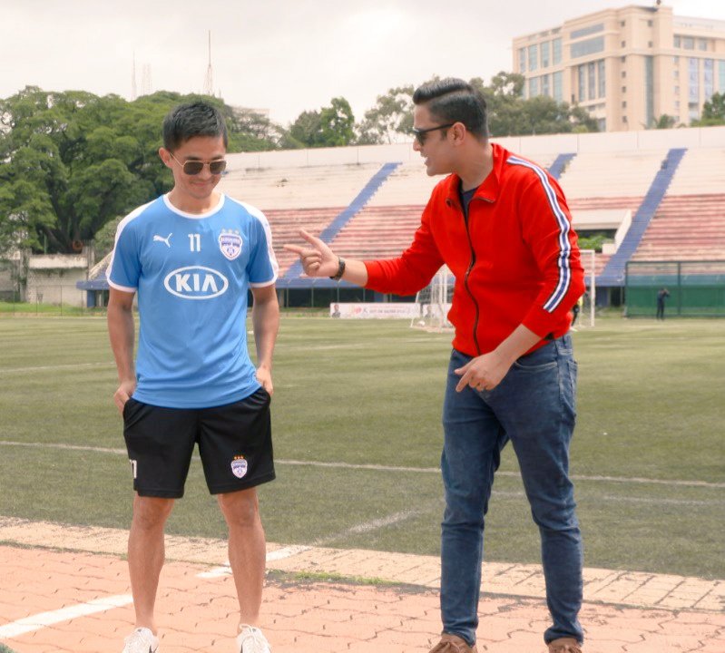 anantyagi_'s tweet photo. 2 years ago today #SunilChhetri was named an #AsianIcon by @theafcdotcom but for many here in India he is an absolute colossus of the beautiful game. The man who inspires us to believe even when no one around gives #IndianFootball a chance! Have a good one young man 🙌👊 #SC11 https://t.co/jTHST4dyrS