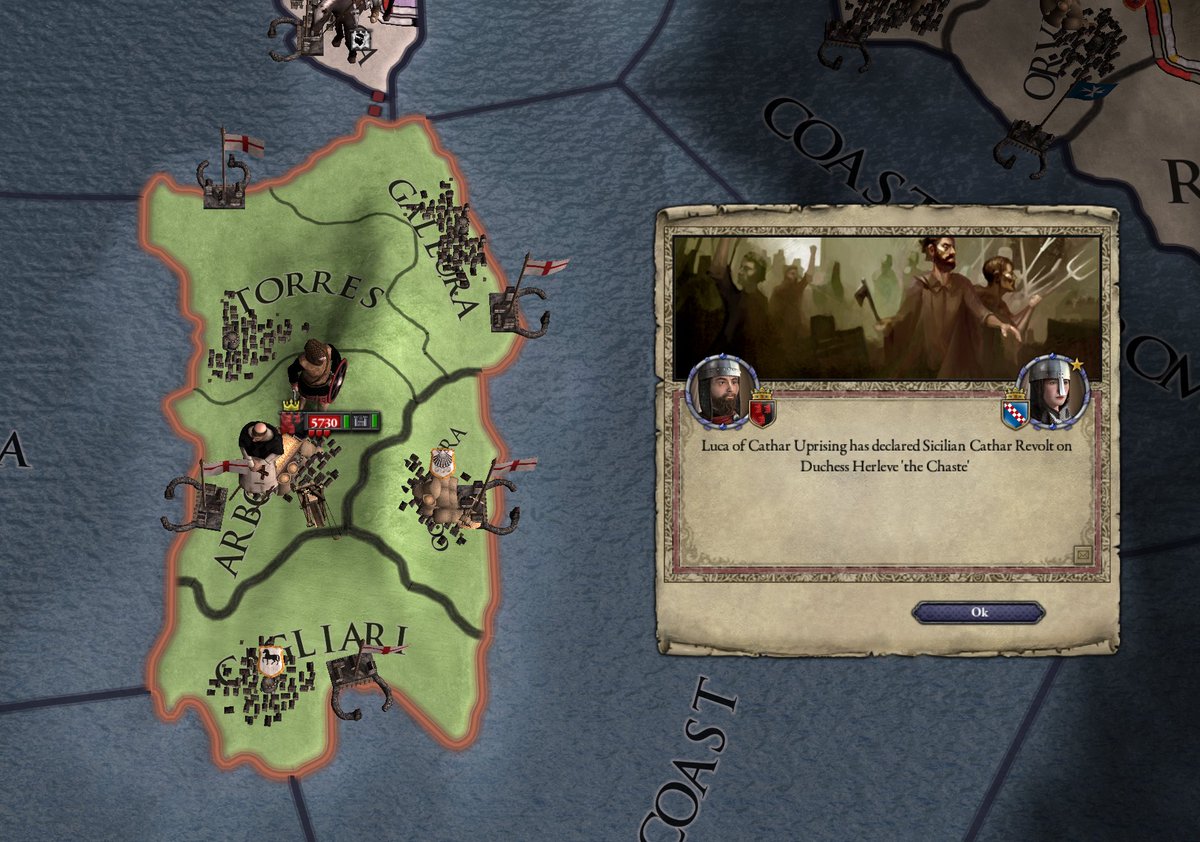 Oh ffs. Bloody Cathars.