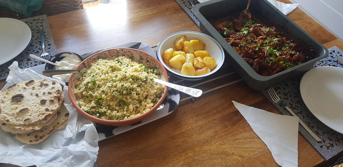 mrdaveystott's tweet photo. #homemade #morroccon #lamb #flatbreads and #cuscus https://t.co/in8hTTpNgA