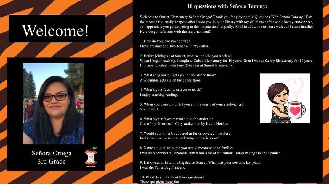 SunsetDual's tweet image. A big welcome to our newest Sunset 🐯! Sra.Ortega and Sr. Minjarez.  #sunsetstrong #DIstrong #tigresrugen