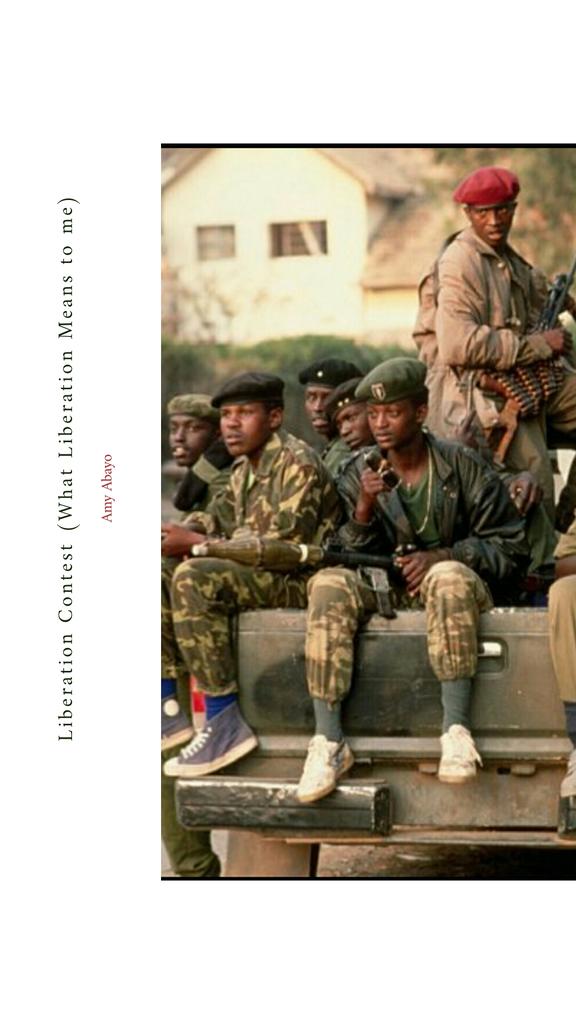 amyabayo's tweet photo. "WHAT LIBERATION MEANS TO ME"

#Rwanda #kwibohora26 #Rwot @AkageraAviation https://t.co/wwqRO4I5Lm
