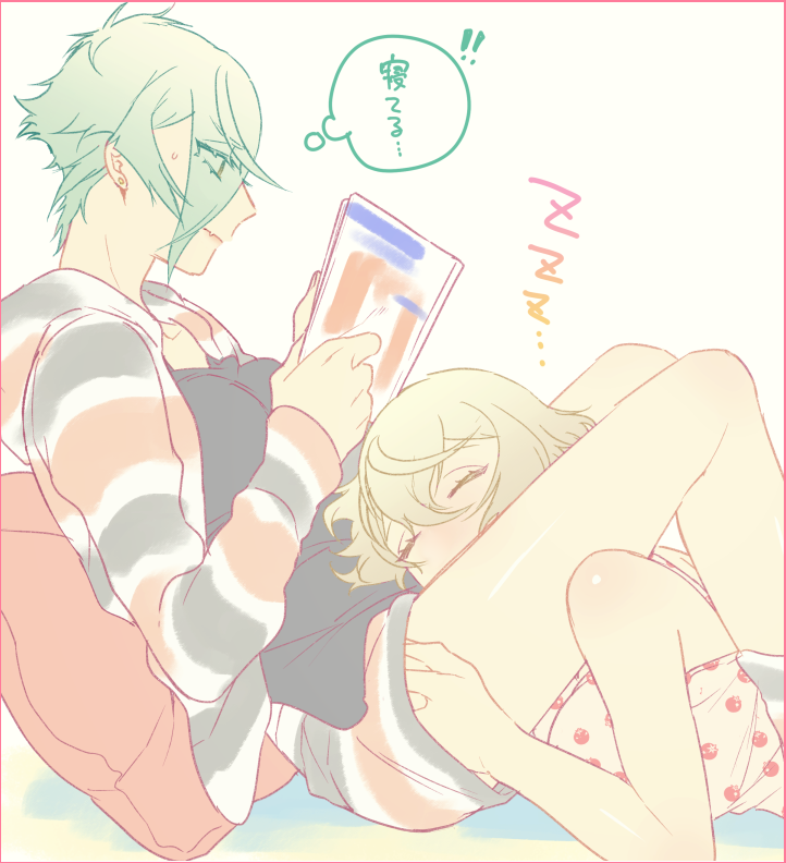 ※女体化🦁🐍※
冬は膝丸が姉者で暖を取るけど夏は逆のことしてるといいなの絵 