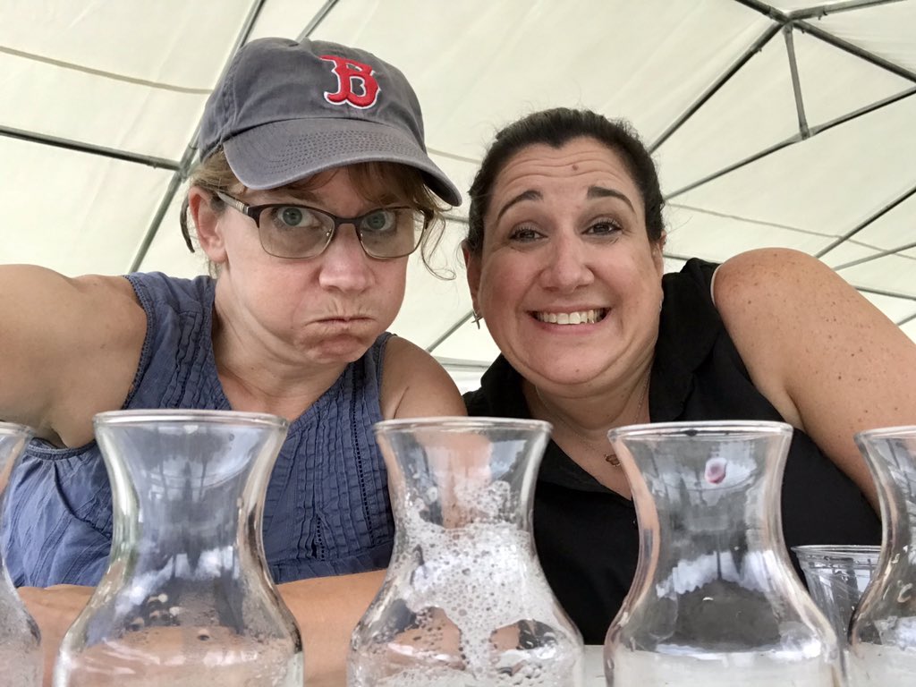 AriLiz's tweet photo. Day drinking with my best friend!! @HardwickWinery #doubleflight #wineslushies https://t.co/0YLe0MCyv5