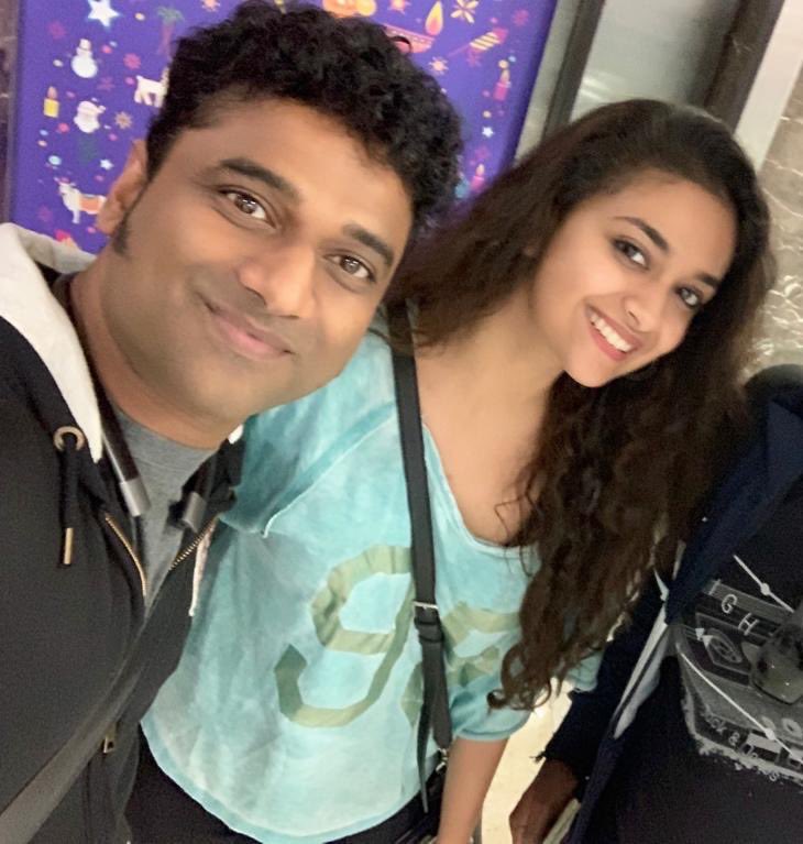 KeerthyOfficial's tweet photo. Happy birthday rockstar @ThisIsDSP! 
You always continue to motivate me when it comes to music! 🎵 ❤️

Have a safe birthday and a blessed year ahead 🤗 https://t.co/XqZB1OJdRY