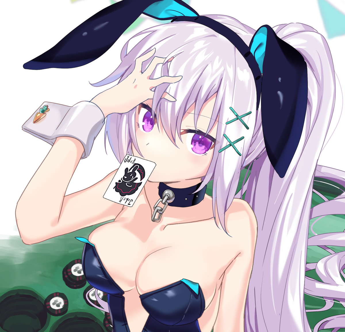 「すべりこみバニーガールちゃん #バニーガールの日 」|によりのイラスト