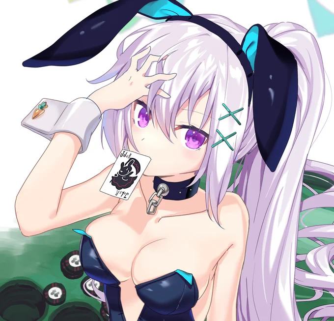 すべりこみバニーガールちゃん #バニーガールの日 