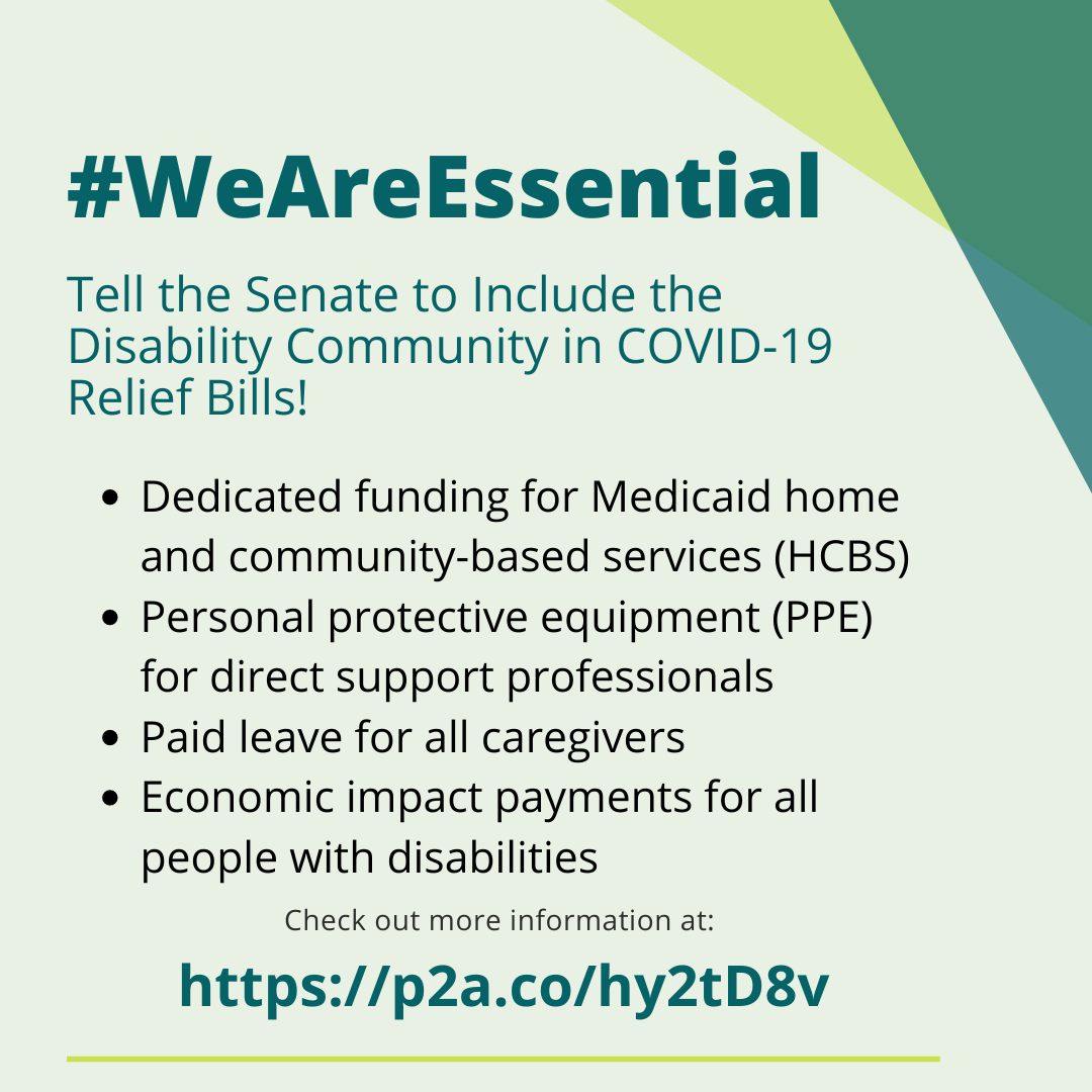 NevinsCreates's tweet photo. The U.S. House of Representatives has passed legislation that includes many of our top asks – but the Senate has JUST introduced a bill that does NOT address most of the critical needs of people with disabilities! Check out https://t.co/bwsheBJOAm 

#NevinsStrong #WeAreEssential https://t.co/0pfpEzBm92