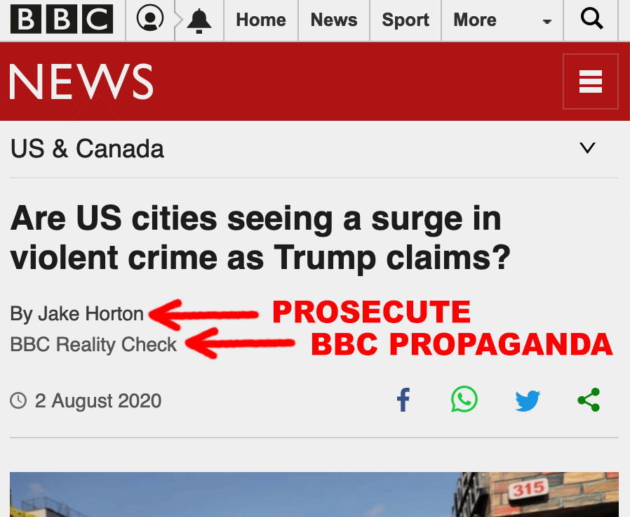 quodliberavem's tweet photo. Unbelievable... #BBCRealityCheck have omitted New Yorks soaring murder rates from latest article.

#DefundTheBBC must get tougher on BBC Fake News...

PROSECUTE BBC FOR MISINFORMING BRITISH PUBLIC. #JackHorton #BBCFakeNews #ProsecuteBBC #BBCNews https://t.co/IiAyhIefvY