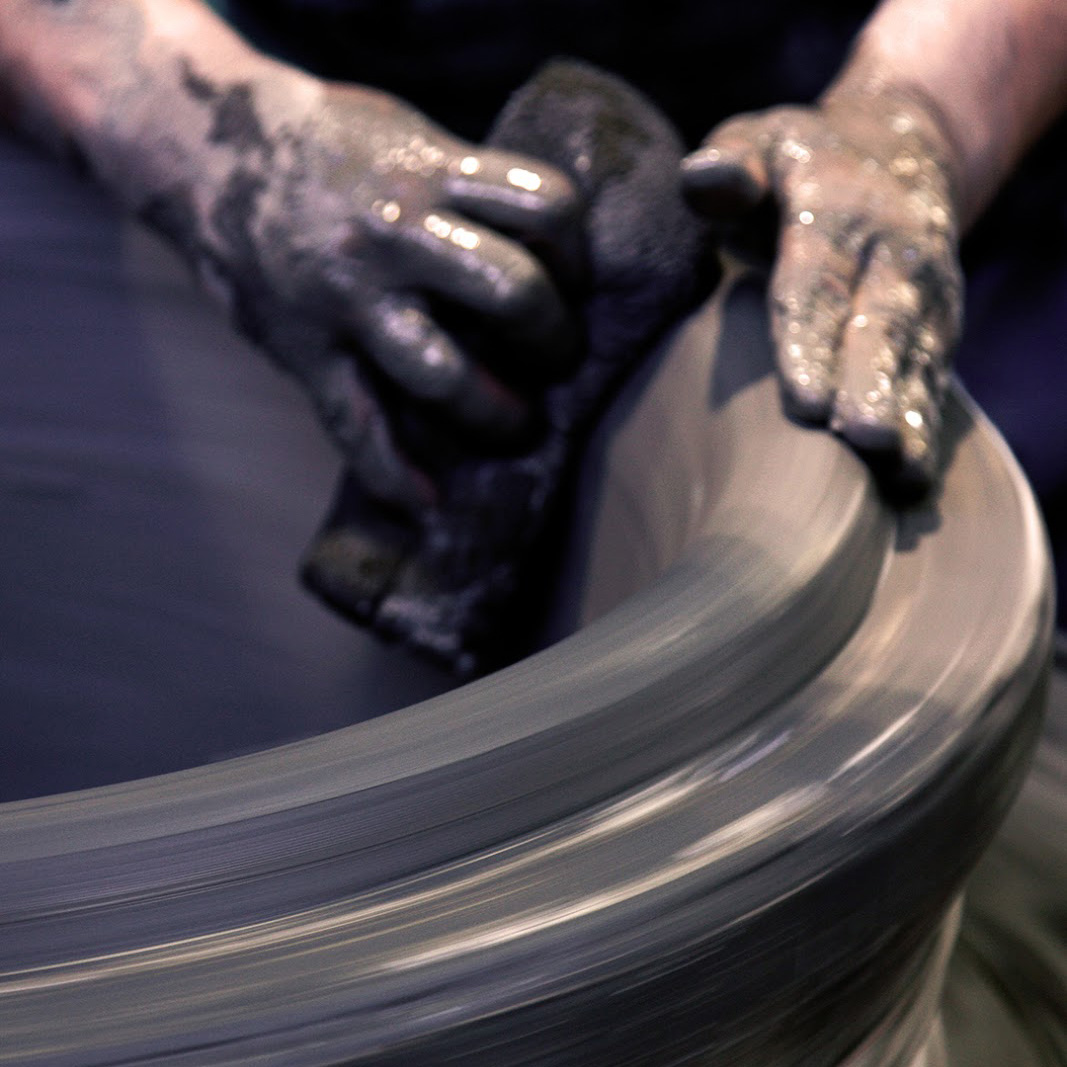 The raw material used to create our #Tuscan #terracotta - Galestro Clay, provided by nature and crafted by hand.