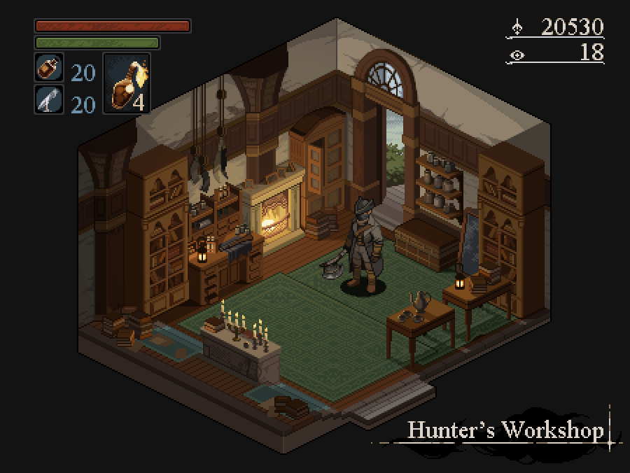 VideoArtGame's tweet photo. The #PixelArt of #Bloodborne 🩸🎨

"Bloodborne as a 2D isometric game"

Artist: @_einzbern https://t.co/5Dczlk0IlT