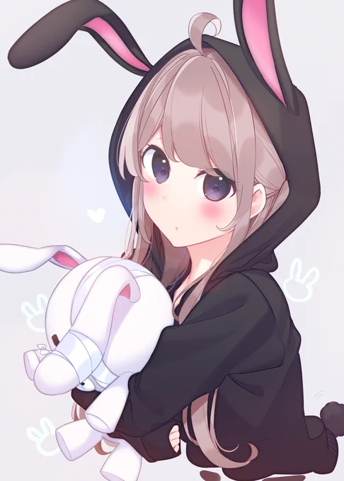 うさ耳パーカー #バニーの日 
