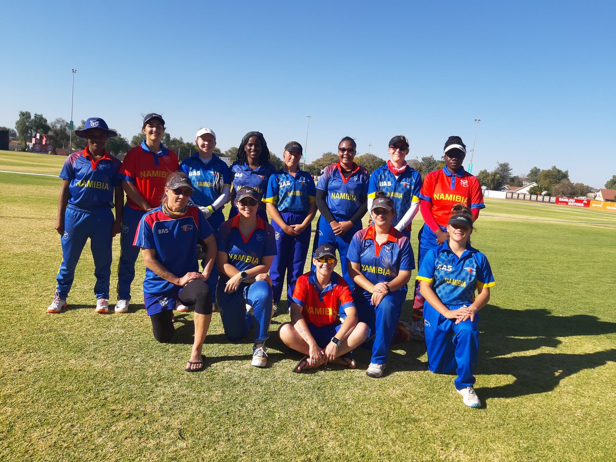 CricketNamibia1's tweet photo. Exciting time for the ladies after a long time of not playing cricket🏏 #CricketNamibia #EagelsPride https://t.co/QbjOyH8PC7
