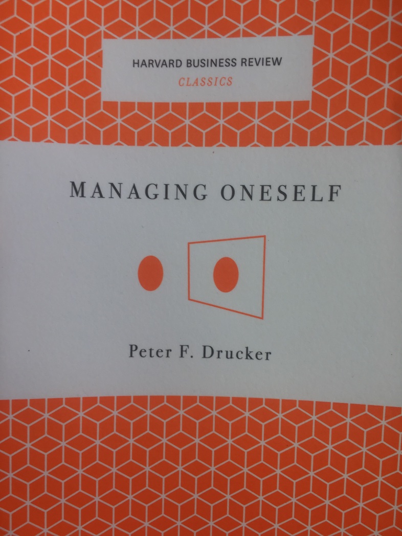 1 RT = 1 Quote / 1 lesson/analysis/comment on learnt from :Peter F. Druckers classic MANAGING ONESELF