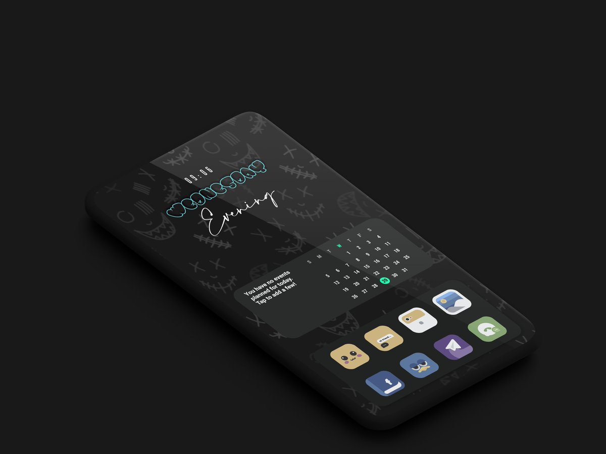 arijitbasak_23's tweet photo. Today's set-up! 🖤
● Wall by @Maria2Ps
● Widgets by @iamkalemc & @homescreenfiy
● Icons by @sry_nmblss
● Templates by @vhthinh_at & @AndreasH___
#Kwgt #Hishoot2i #darksetup https://t.co/WTQPQtYAfz