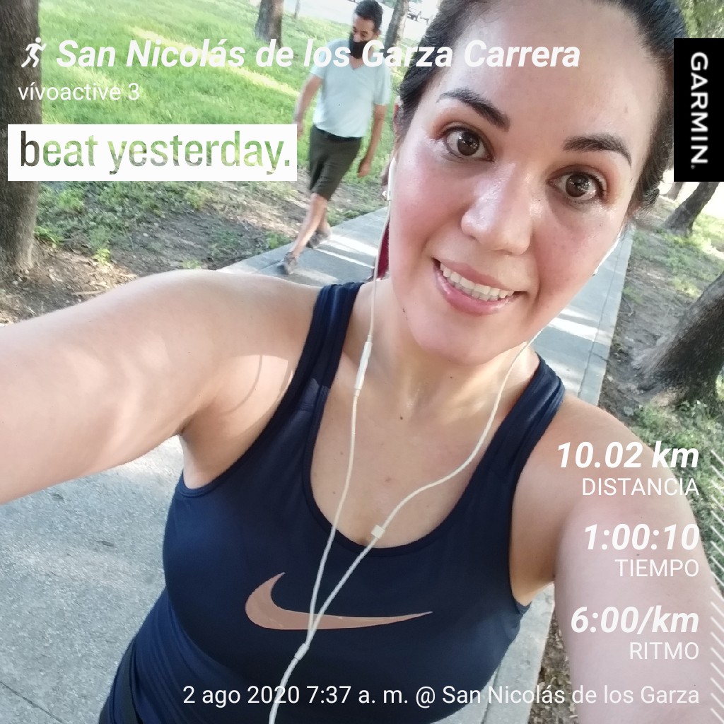 MMaridely's tweet photo. Carrera virtual 🏃🏻♀️🤩💕🙏🏻#ChilangosRunVirtual #10k #Sunday #YoElegiCorrer #comunirunners #LoveRunSmile #garmin #runner #runnergirl #Mty https://t.co/2Ta6sqH8nb