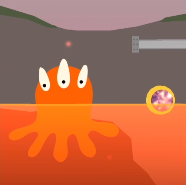 savethezacks's tweet photo. New lava monster design, by Andy. Looking mighty sweet, and dangerous! #indiedev #gamedev #screenshotsaturday  @MonoGameTeam @xamarinhq https://t.co/N7IOuclV8S