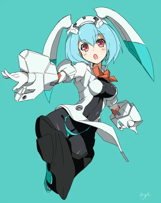 #バニーの日 らしいので以前描いたフレアナビットを加筆 