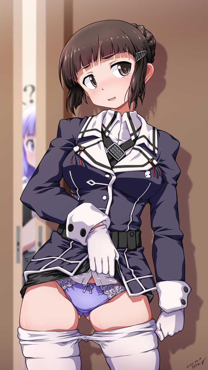 初風(艦これ) ,妙高(艦これ) 「もうあと20分位しか残ってませんが…
ただの再掲だと申し訳ないのでカラバリ作って」|547th_syのイラスト