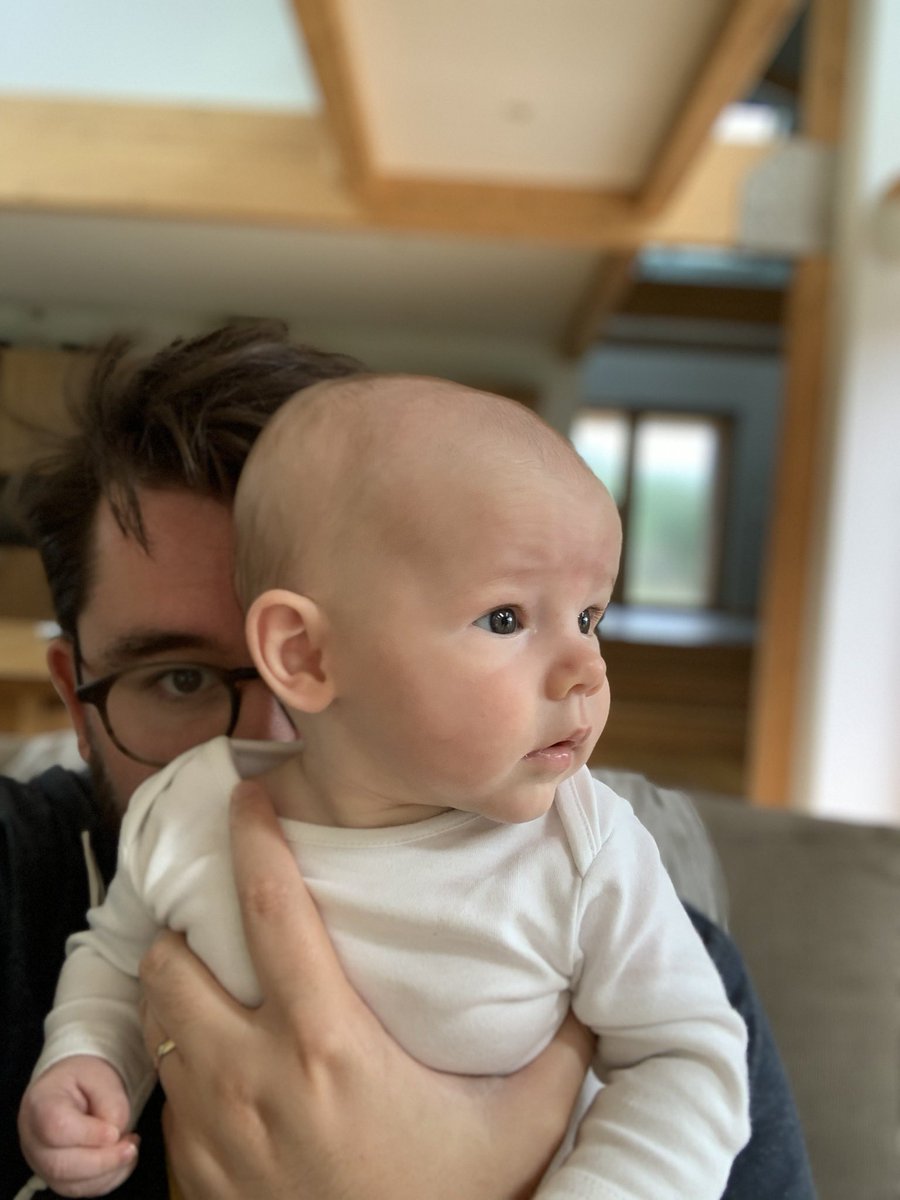 nickstbrooke's tweet photo. Eilidh was 12 weeks old on Friday, which was also my last day of parental leave! https://t.co/BpxsHnG3je