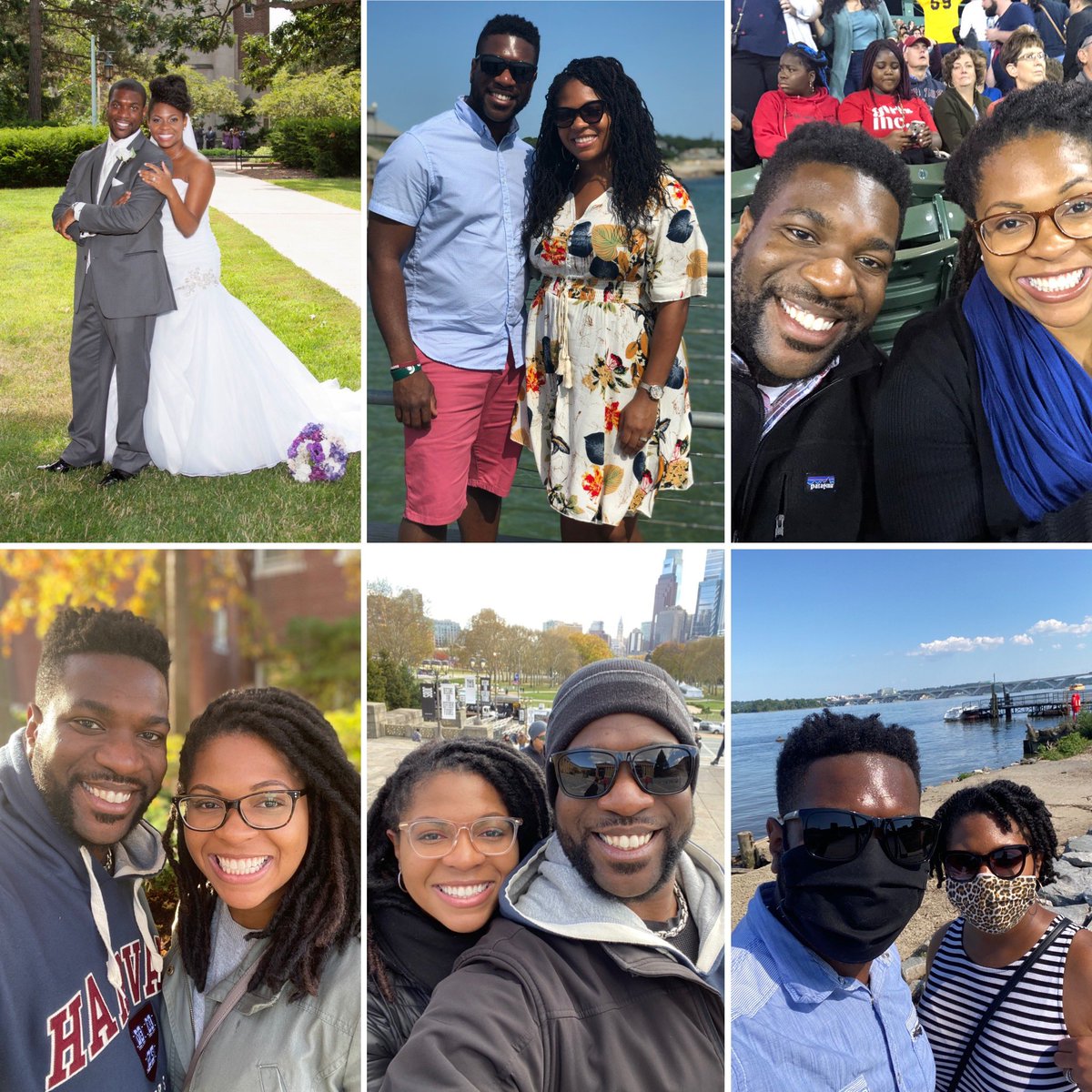 bryanobuckley's tweet photo. Happy 6 year Anniversary to my amazing wife, AnTanique! We are so lucky to have each other through this pandemic. #6yearsin #thankful #6yearsanniversary #wemadeit #bestfriends #myotherhalf #blackexcellence #blacklove #manymoretocome❤ #covidanniversary https://t.co/RgB3bzNTYI