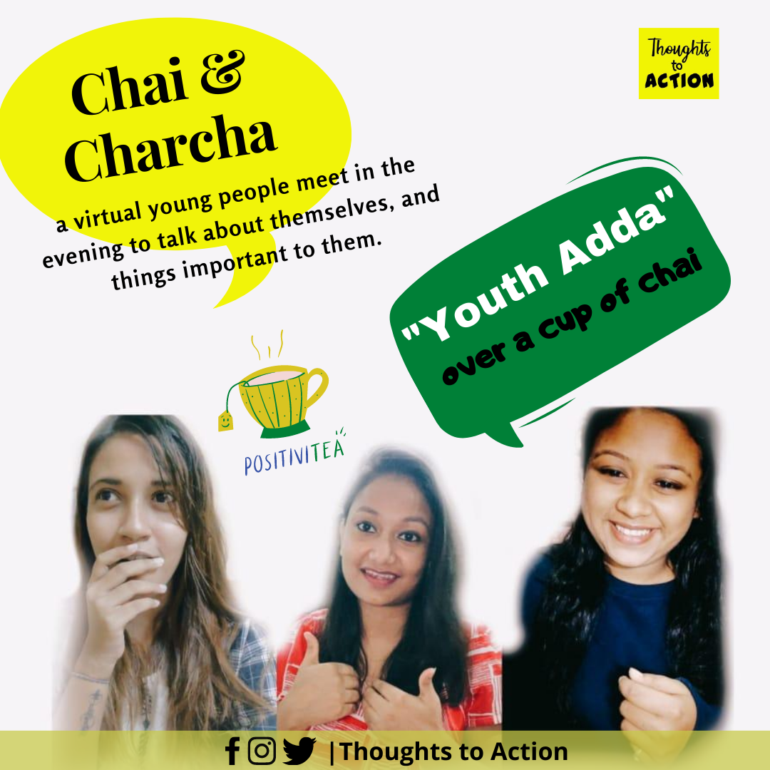 t2action_org's tweet photo. #ChaiAndCharca | A platform for youth to interact, share, listen, meet new people, learn and many more amazing things... a hangout space, in the evening with a chai and lot of talks, discussion.
Become part of it, register in the link 🔗https://t.co/jxbccVKAgM
#ThoughtsToAction https://t.co/LNCKh8ZZb9