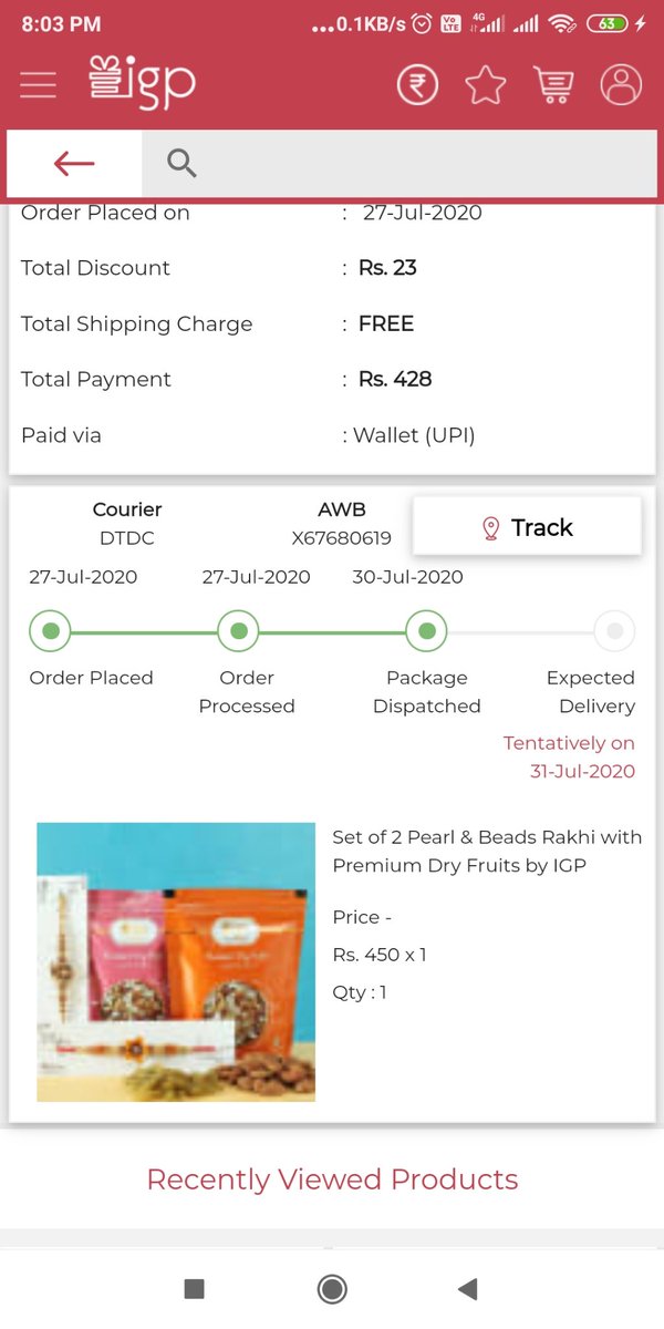 SonalT_AOL's tweet photo. Such a pathetic and disgusting people running this co, I regret the moment I made up my mind to order from this site, these goons have destroyed our festival, my brother is still waiting for my Rakhi and the gifts, it's been more than a week for my order, it's still not delivered https://t.co/MyJslUZtBH
