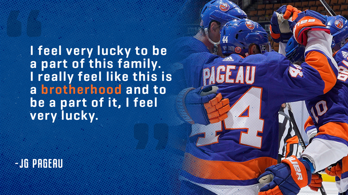 NYIslanders's tweet photo. We aren't just a hockey team, we're a 𝐟𝐚𝐦𝐢𝐥𝐲. https://t.co/BV1Wcv6eYO