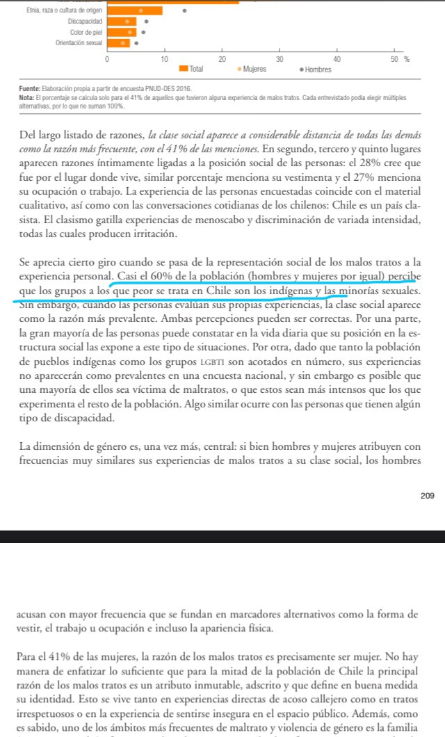 El menosprecio, la ofensa y discriminación contra el pueblo mapuche y los pueblos originarios en general, es un problema estructural vergonzoso de este país. En el informe «Desiguales» del PNUD (2017) se evidencia que ese grito humillante es parte de un problema mucho más grave.