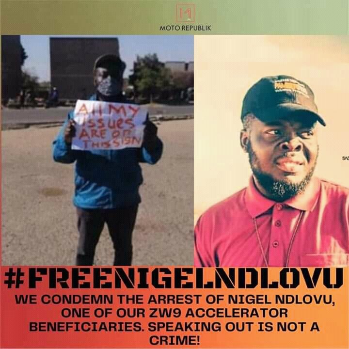 nkalaronaldo's tweet photo. My Hommie @realnigelndlovu was arrested at his crib ...  In the Morning 
#FreeNigelNdlovu https://t.co/7vuLVm57n9