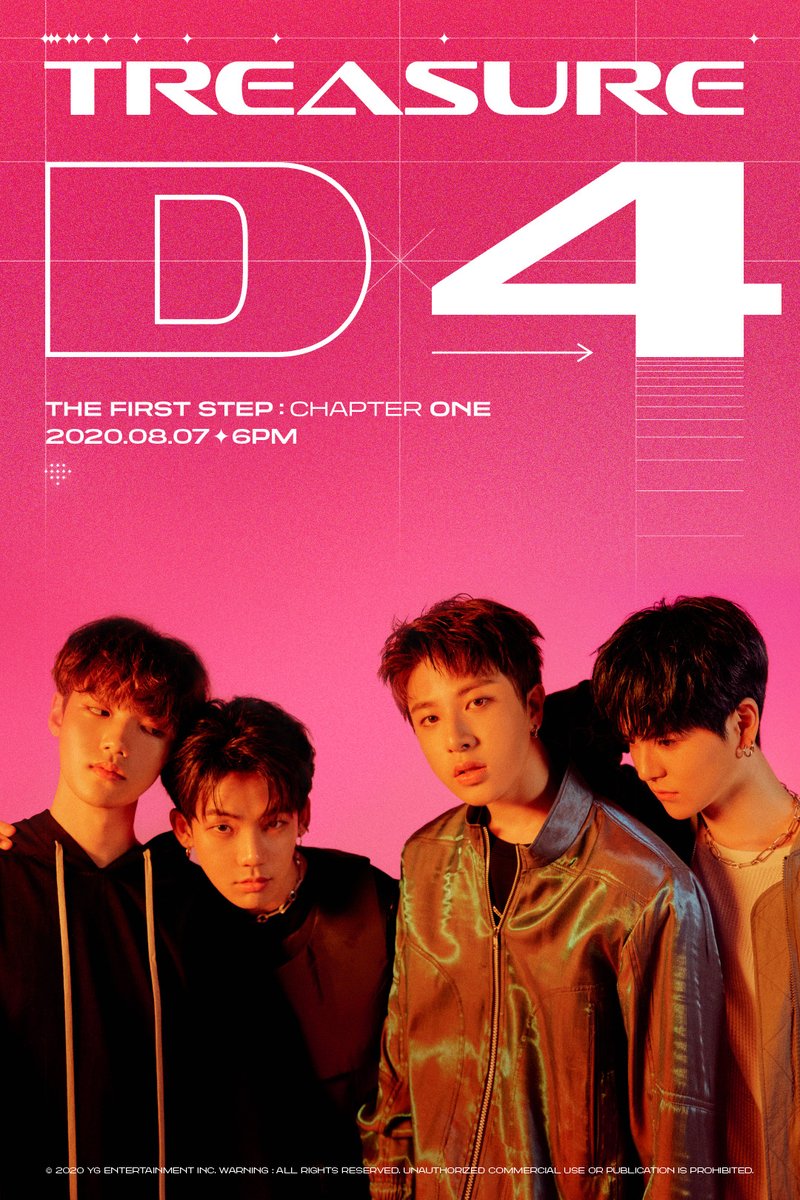 #TREASURE ‘THE FIRST STEP : CHAPTER ONE’ D-4 POSTER 1st SINGLE ALBUM ‘THE FIRST STEP : CHAPTER ONE’ ✅2020.08.07 6PM #트레저 #1stSINGLEALBUM #THEFIRSTSTEP_CHAPTERONE #D_4 #20200807_6PM #YG