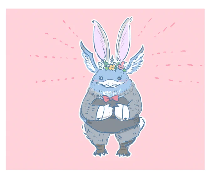 バニーの日だって?バヌーの日でしょ!
#FF14 